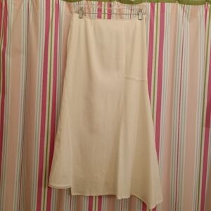 Ritsuko Shirahama Pure Hemp Asymmetrical A-Line Skirt